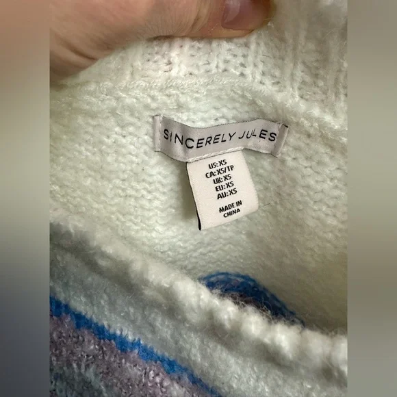 Sharlene Wool Blend Bell Sleeve Pullover Sweater - Picture 4 of 7